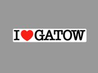 I love Gatow Aufkleber Sticker Autoaufkleber 17x3cm Berlin - Zehlendorf Vorschau