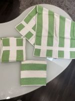 3 Handtücher im Set, grün-weiß gestreift Brandenburg - Heidesee Vorschau