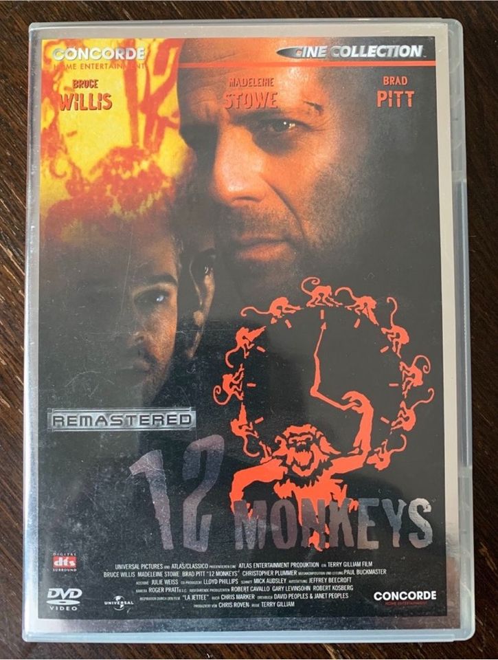 DVD - 12 Monkeys mit Brad Pitt und Bruce Willis in Nauheim