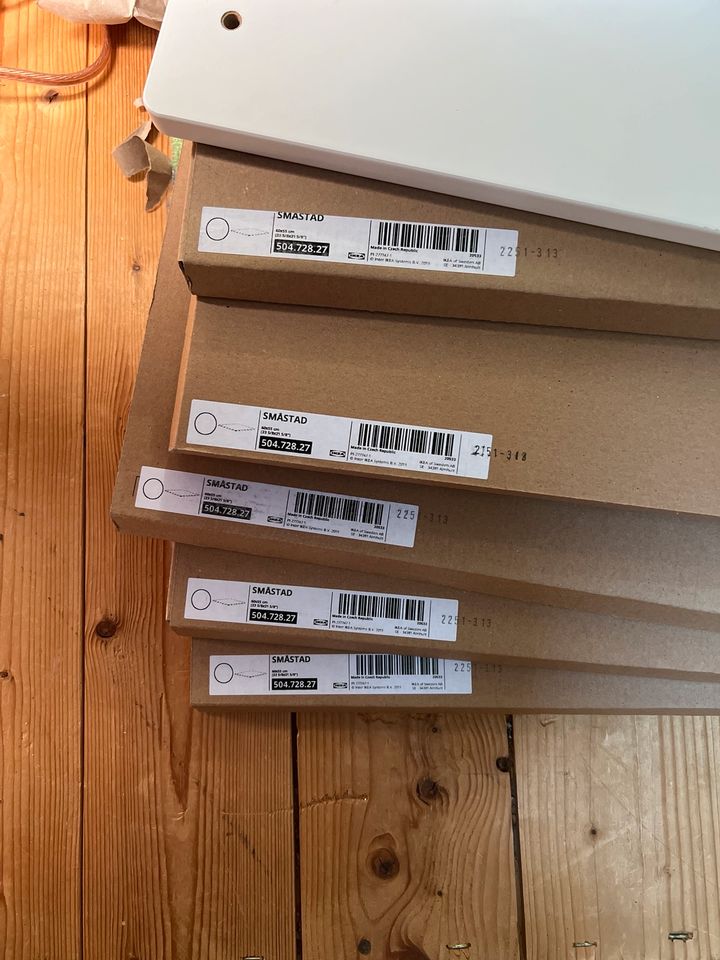 Ikea 6x SMASTAD Deckplatte für Korpus, weiß, 60x55 cm in Radbruch