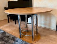 Stabiler Esstisch aus Holz 110 cm- Rund - Ausziehbar um 45 cm Hessen - Gelnhausen Vorschau