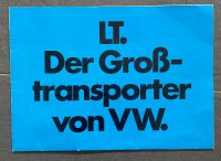 VW LT 28 / 31 / 35 (1975)Produktinformation/Prospekt / Broschüre Rheinland-Pfalz - Keidelheim Vorschau
