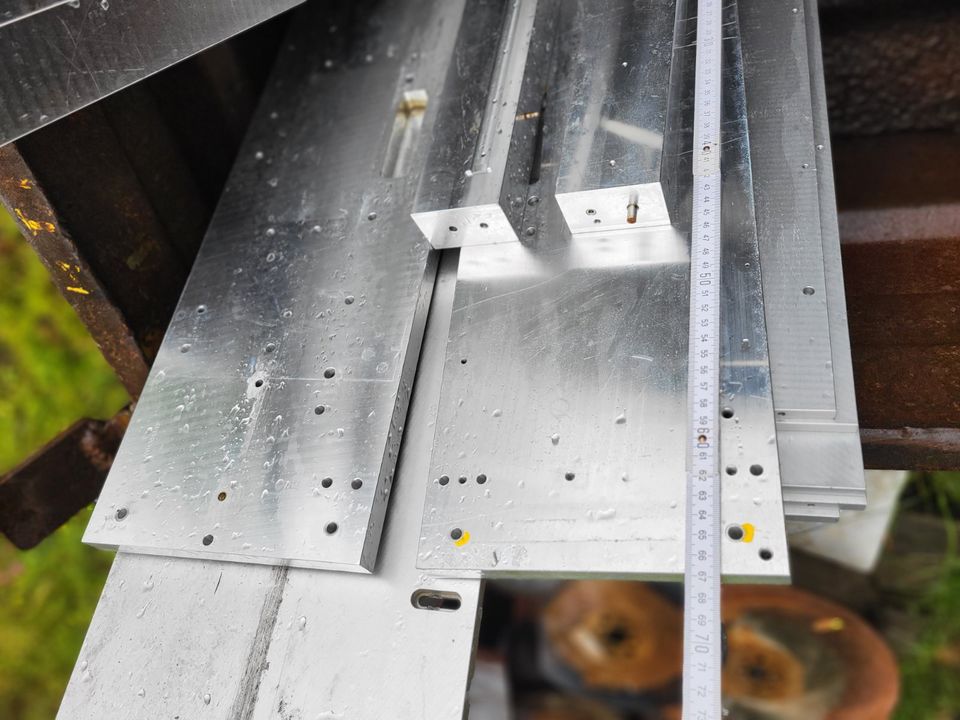 Diverse Alu Aluminium Platten Reststücke Halbzeug in Neuschönau