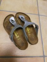 Silberne Birkenstock Damenschuhe Baden-Württemberg - Karlsruhe Vorschau