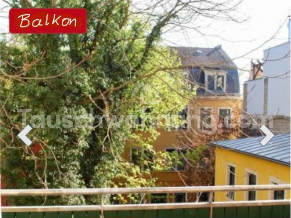 [TAUSCHWOHNUNG] Schöne Altbauwhg. mit Balkon im Herzen der Neustadt in Dresden