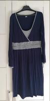 Heine Kleid Gr. 44 dunkelblau /hellgrau langarm Viskosemix Damen Bayern - Altdorf Vorschau