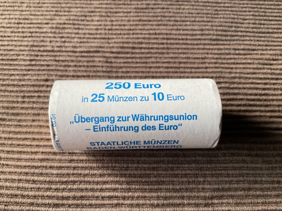 25 Silbermünzen x 10 Euro „Übergang zur Währungsunion“, OVP, rar! in Lingen (Ems)
