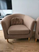 Designer Sessel, zwei Stück, braun, mit Holzfüßen Nordrhein-Westfalen - Hennef (Sieg) Vorschau