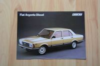 Fiat Argenta 2500 Diesel Autoprospekt (Deutsch) von 1982. Flyer. Hamburg - Hamburg-Nord Vorschau