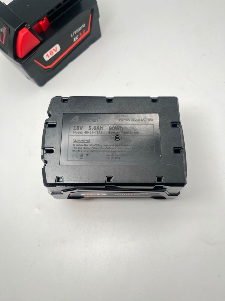 2x 5.0Ah 18V Akkus Batterie passend für Milwaukee 18V Werkzeug in Soltau