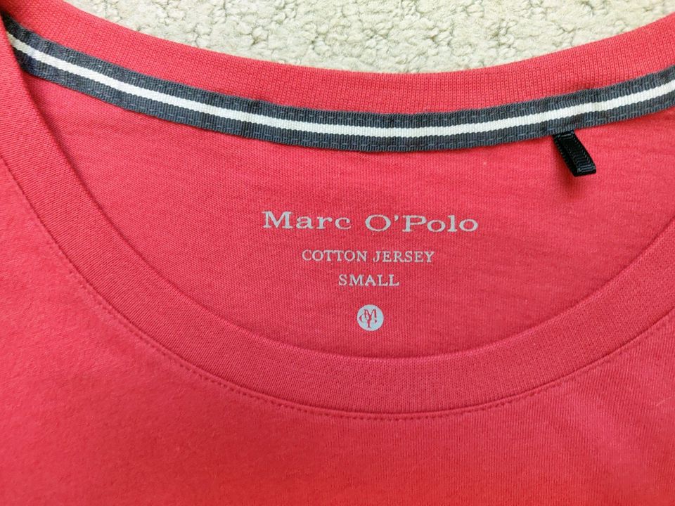 Marc O´Polo T-Shirt Herren rot Gr. S / 48 Logoshirt kurzarm NEU in Schweinfurt