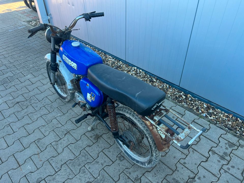 Simson S50B S50 1975 3-Gang Moped Mofa Roller B147 in Osterweddingen