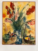 Stilleben „Blumenstrauß in Vase mit Obst und Gemüse, Marc Chagall Hessen - Hochheim am Main Vorschau