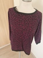 sorbet Blusenshirt, bordeaux mit Print, Größe M Thüringen - Schwaara Vorschau