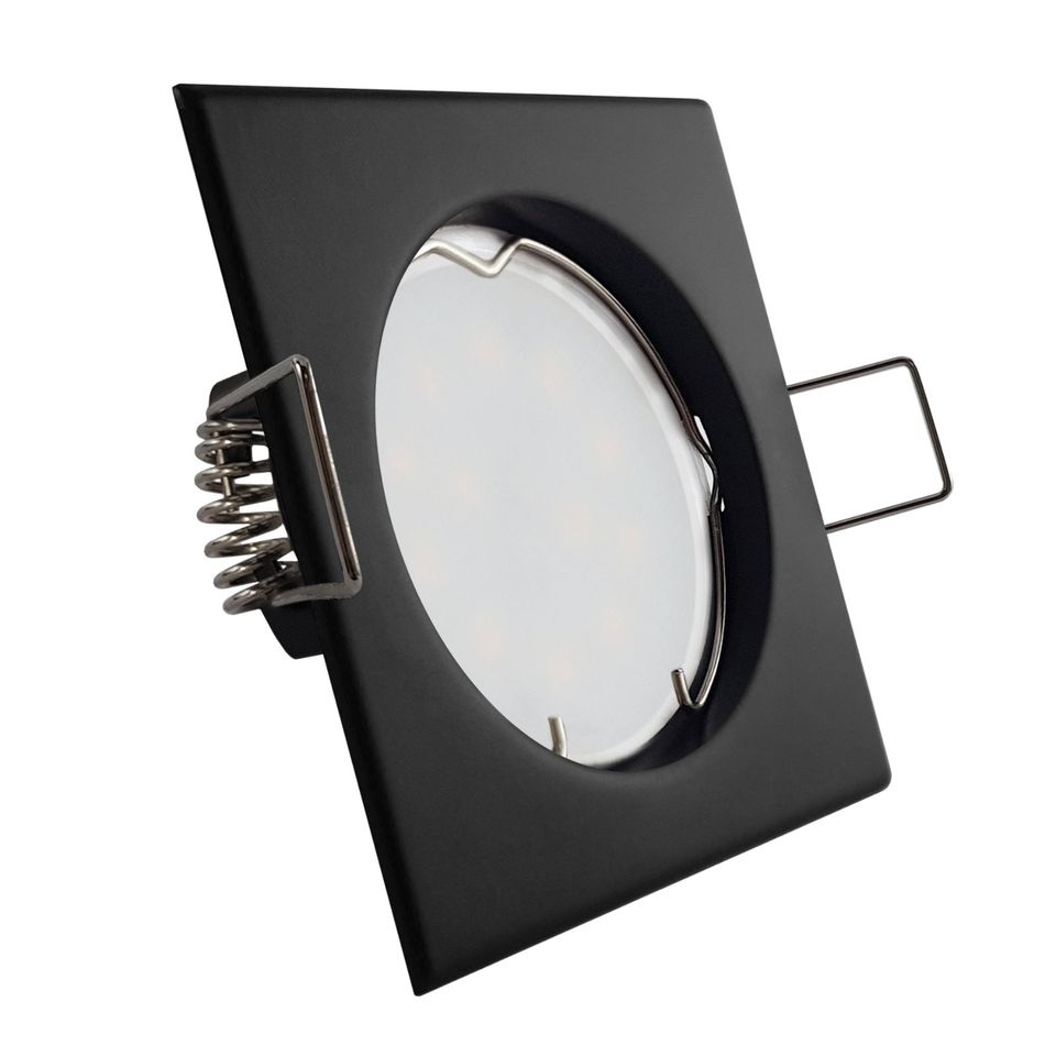 LED Einbauleuchte flach Downlight Spot dimmbar quad schwarz 230V in Hagen