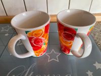 ◇◇ Kaffeebecher/Kaffeetassen ◇ *Rosen* ◇ rot/orange ◇ TOP! ◇◇ Saarland - Bexbach Vorschau