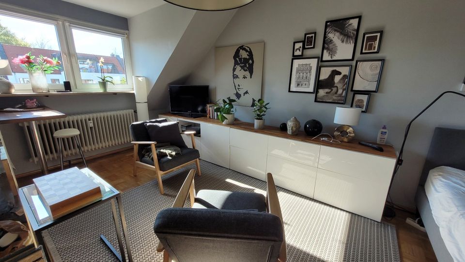 1-Raum Wohnung im schönen Bogenhausen (komplett möbliert) in München