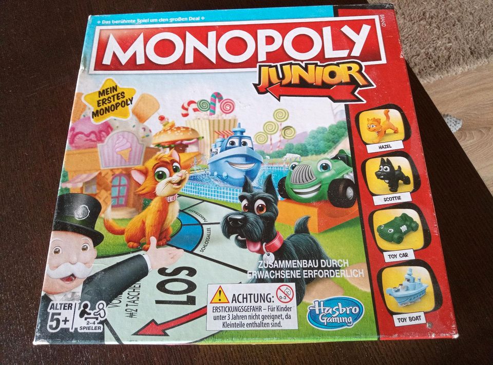 Monopoly Junior komplett, gebraucht in Geldern