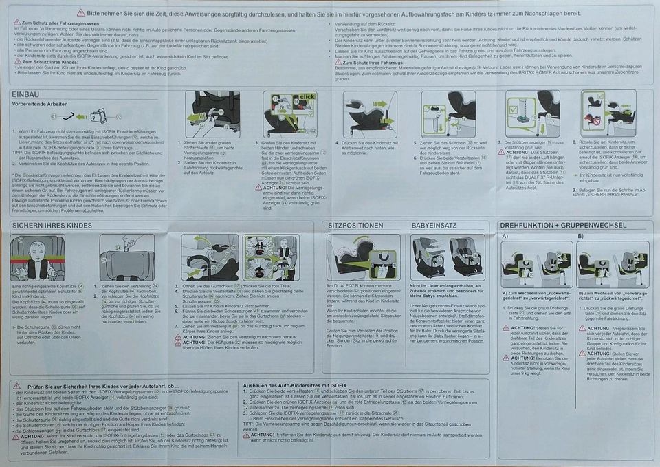 Kinder-Autositz (Römer Dualfix2 R) in Hildesheim