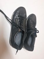 Echt leder schwarz sneaker halbschuhe grösse 5 Schleswig-Holstein - Nahe Vorschau