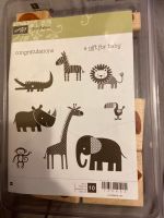 Stampin up Zoo Babies Holz süß Baby Geburt Kinder Bayern - Gersthofen Vorschau