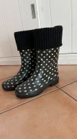 Gummistiefel schwarz/weiß getupft Gr. 36 Baden-Württemberg - Leimen Vorschau