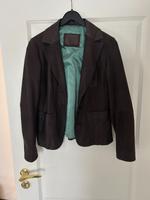 Damen Wildlederjacke von BERSHKA - Dunkelbraun - Größe L Niedersachsen - Bad Nenndorf Vorschau