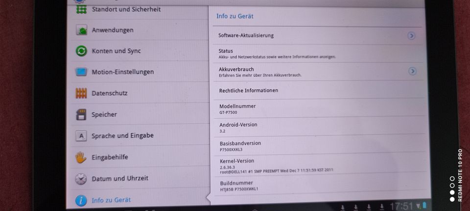 Tablet Samsung P7500 Galaxy Tab 10.1 in Köln