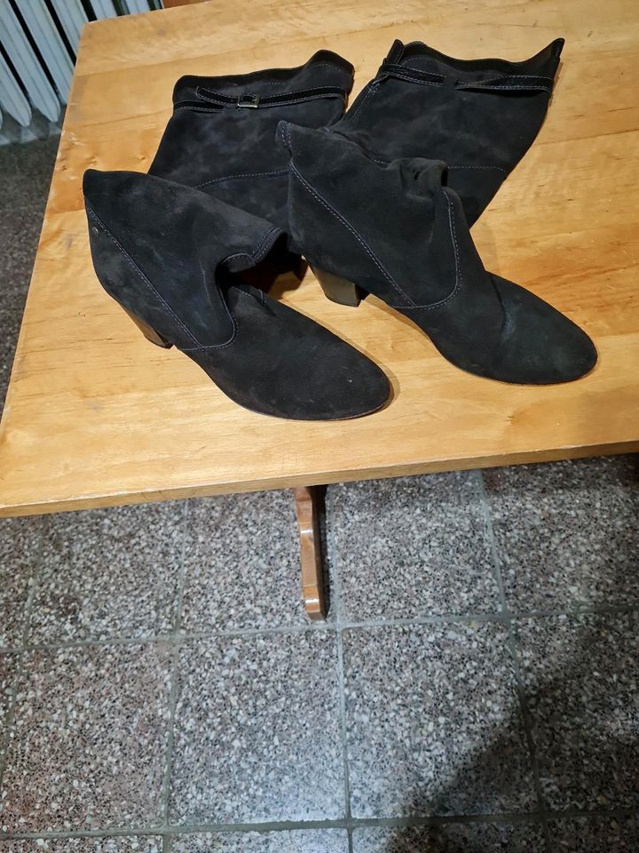 Velours Stiefel von Mexx Gr. 41 in Blankenburg (Harz)