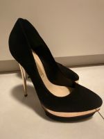 High Heels Buffalo Gr 38 schwarz Gold Nordrhein-Westfalen - Hilden Vorschau