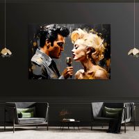 Marilyn Monroe Elvis Presley Wandbild, Acrylglas, Poster Leinwand Stuttgart - Stuttgart-Ost Vorschau