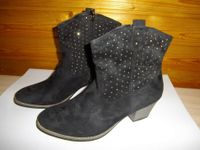 Schwarze Stiefeletten mit Glitzersteinchen Gr42 NEU Schleswig-Holstein - Nortorf Vorschau