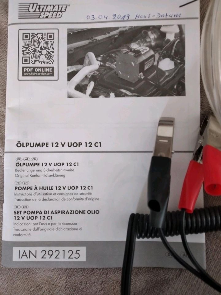 Neue ölpumpe 12v uop 12 ci original Preis 29.90 in Dudeldorf