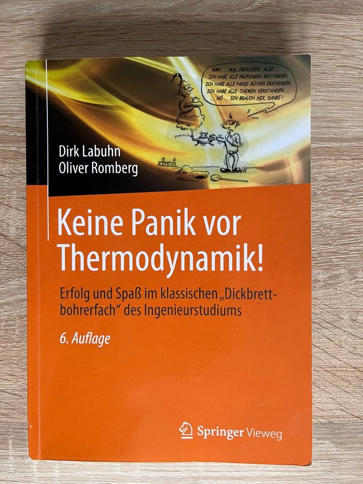 Keine Panik vor Thermodynamik! 6. Auflage Springer Verlag in Breuna