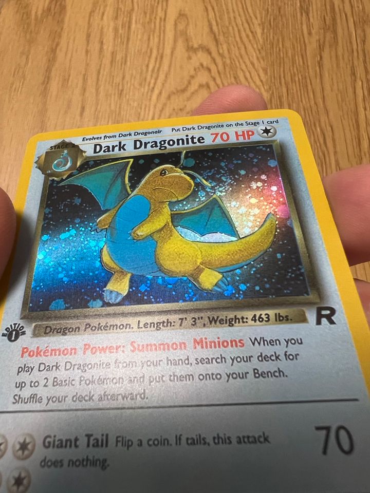 Pokémon Dunkles Dragoran 1st Edition Foil Proxy in Essenbach