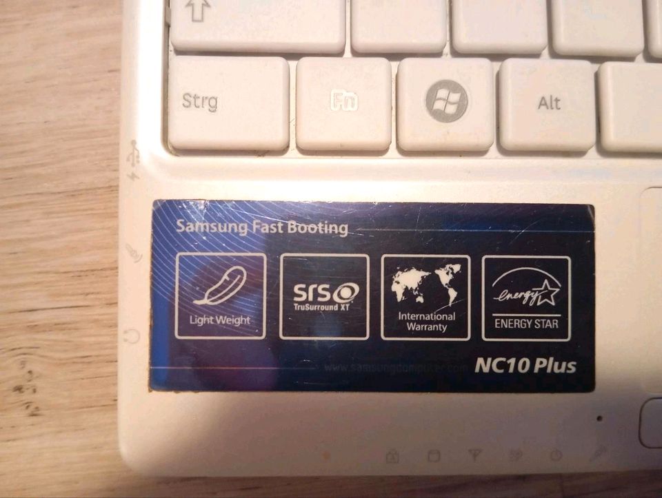 Notebook Mini - Samsung NC10 Plus (weiß) in Vechta