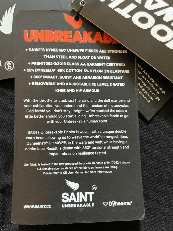 Saint Moto Unbreakable Model 4 Motorradhose Cordura 30/32 in Hamburg