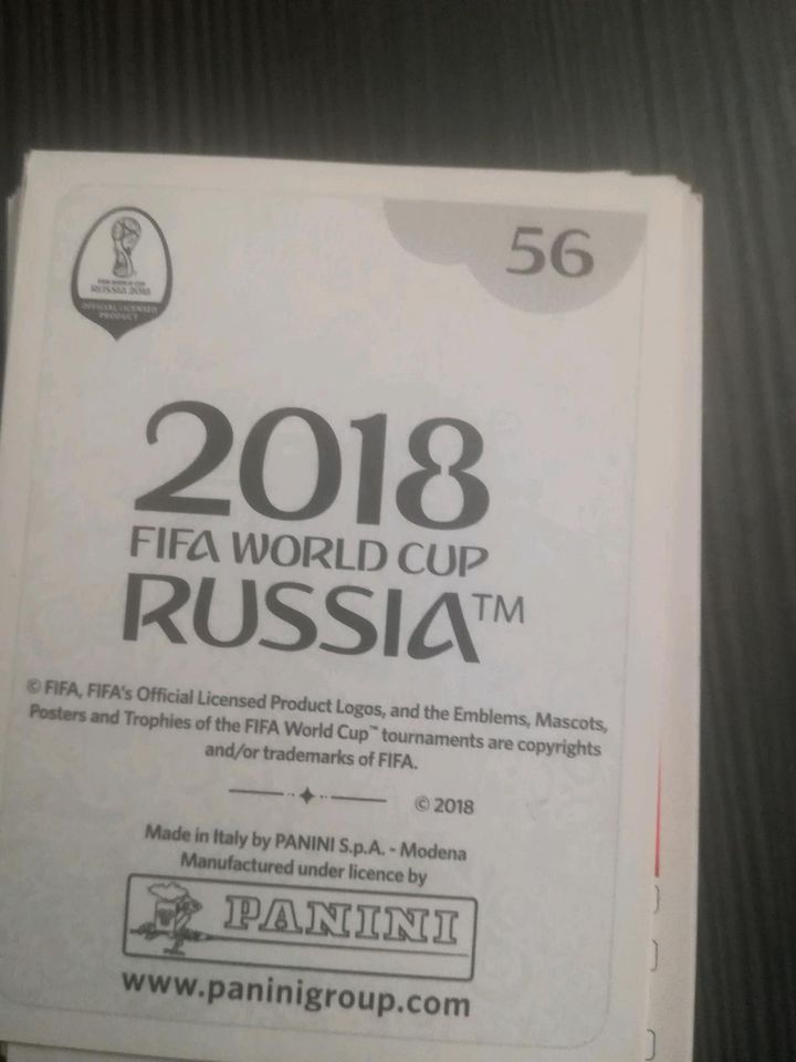 PANINI FIFA WORLD CUP 2018 RUSSIA in Hamburg