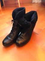 Gefütterte Leder Stiefelette Vintage Look Thüringen - Weimar Vorschau