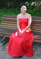 Rotes Abendkleid zu verkaufen Bayern - Frontenhausen Vorschau