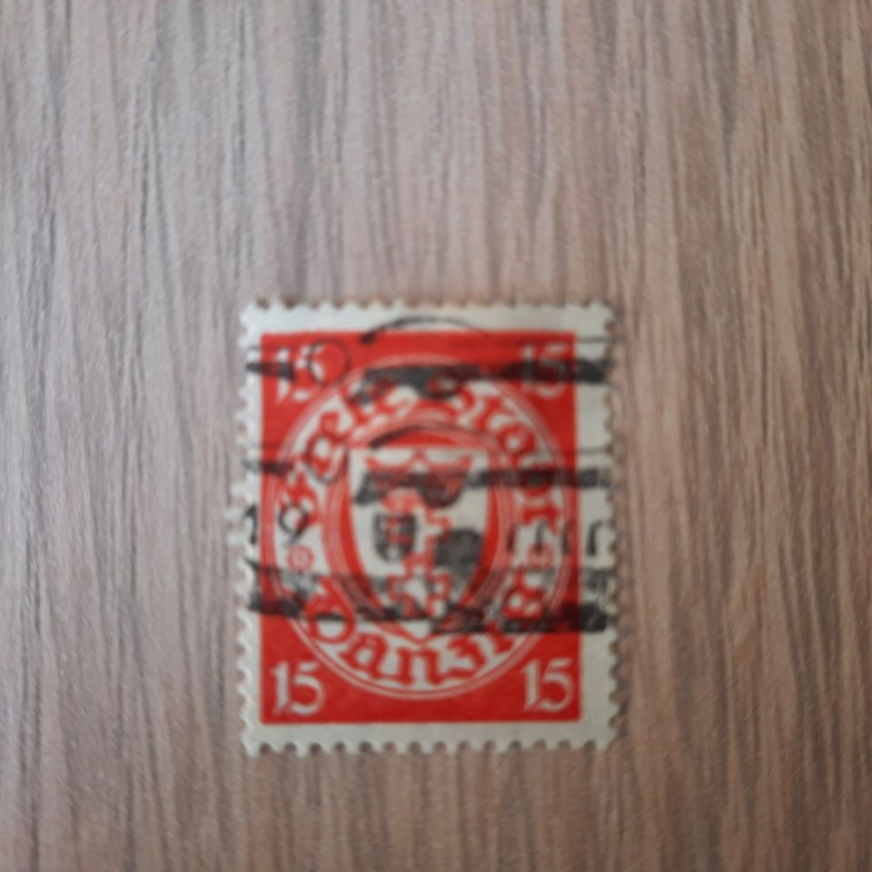 Briefmarken Wappen Danzig in Heiligenhaus