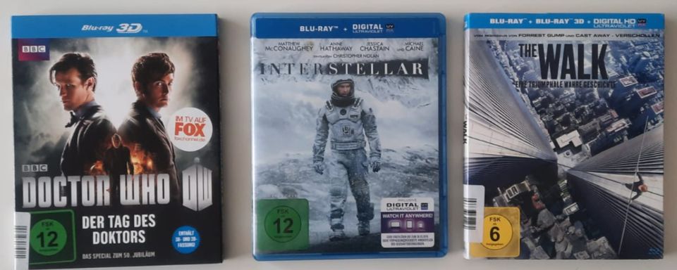 Wie neu: spannende 3D DVD - Blu Ray - jeweils für 9 € VB in Karlsfeld