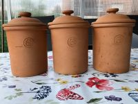 3 unglasierte Vorrats-Töpfe aus Terracotta/Ton für Lebensmittel Mülheim - Köln Holweide Vorschau