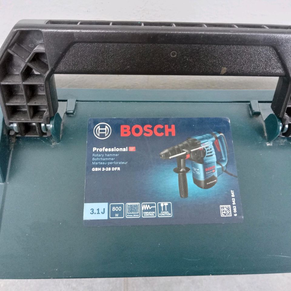 BOSCH (blau) GBH 3-28 DFR Bohrhammer Bj. 8.2022 gebraucht !!! in Voerde (Niederrhein)