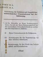 Militaria Kontrollblatt 2. WK Bayern - Hilpoltstein Vorschau