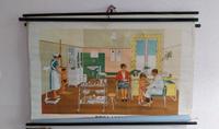 Beim Arzt , DDR Rollkarte,  Rollbild,  Wandbild Sachsen-Anhalt - Laucha an der Unstrut Vorschau