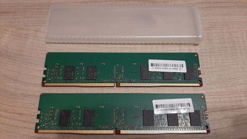 2x 8GB 1RX8 PC4-2400T-RD1-11 RAM Speicherriegel in Pegnitz