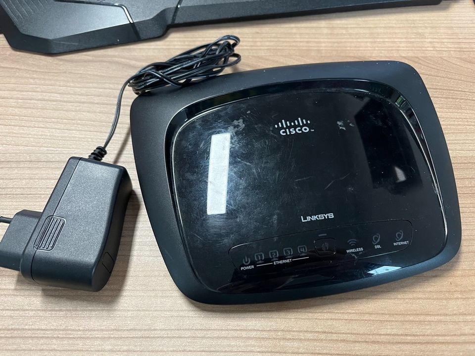 Linksys WAG120N WLAN-Router inklusive 4 Port-Switch in St. Wendel