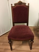 Stuhl für Schminktisch 42 cm Antik Bordeauxrot Nordrhein-Westfalen - Leverkusen Vorschau