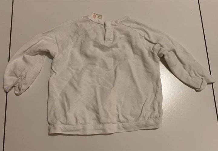 Zara Baby Shirt Herze weiß/rosa pink in Wiesbaden